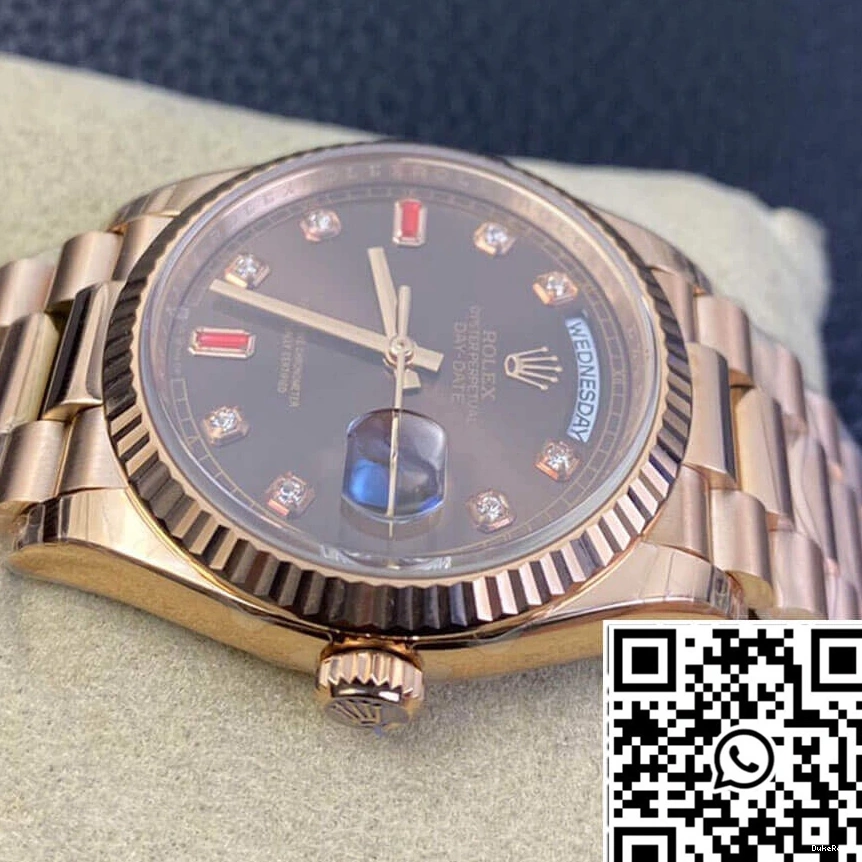 Day Rolex Factory Gold Rose Date EW 118235 0927